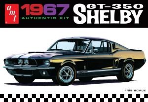 1967 Shelby GT350 – White 1:25 Scale Model Kit (AMT 0800)