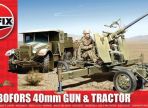 Airfield Accessories , 40mm Bofors Gun & Tractor 1:76 (202314)