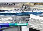 BISMARCK GERMAN BATTLESHIP 1:350 Scale (TAM 78013)