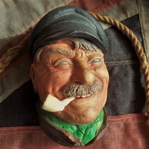 'Bargee' Legends Chalkware Head Made in England (BH888)