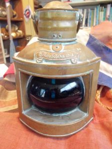 Brass Starboard Navigation Light 1920's (BH916)