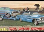 CAL DRAG COMBO 1964 GALAXIE, AWB FALCON & TRAILER 1:25 scale (AMT 1223)