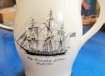 COPELAND SPODE ENGLAND Jug With Sailing Ships (BH046)