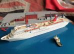 Carnival Fantasy Cruise Ship 1990 Model 1:1250 Holsatia 25 (BH1146)