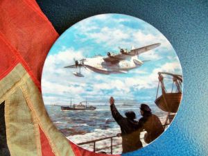 Convoy Duty Sunderland Royal Doulton wall plate (BH101)