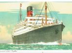 Cunard Line RMS Scythia Vintage Postcard (BH675)