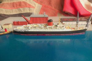 Cunard RMS Saxonia 1954 Model 1:1250 AL 73 (BH1134)