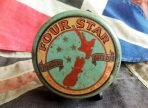 Four Star Toasted Navy Cut Tobacco Tin #2 (BH998)