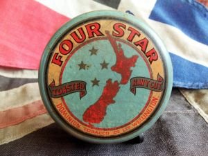 Four Star Toasted Navy Cut Tobacco Tin (BH997)