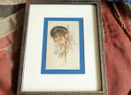 Framed Postcard, Sweetheart/Girl in Sailors Uniform 1918 (BH982)