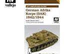 German Afrika Korps (DAK) 1942-1944 Vallejo Paint Set (78410)