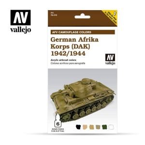 German Afrika Korps (DAK) 1942-1944 Vallejo Paint Set (78410)