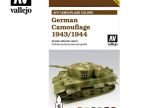 German Camouflage 1943/1944 Vallejo Paint Set (78.414)