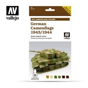 German Camouflage 1943/1944 Vallejo Paint Set (78.414)