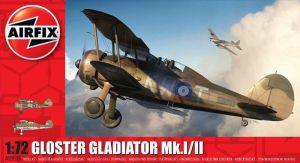 Gloster Gladiator MKI/MKII Model Kit 1:72 (02052A)