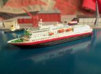 Hurtigruten Passenger Ship Kong Harald 1993 Model 1:1250 AL 162 (BH1140)