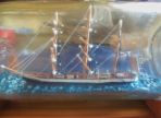 Kiwi Classic Three Masted Barque Ship In A Bottle (UNQ 00251)