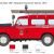 LAND ROVER Fire Truck 1:24 Scale Kitset Model (ITA 3660)