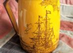 Large Mug Ship Motif Japanese Made (BH1057)