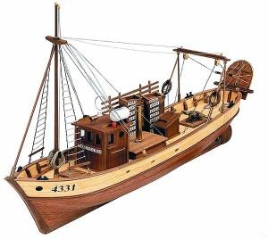 Mare Nostrum Spanish Trawler Wooden Ship (ART 20100)