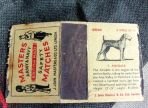 Masters Army & Navy Safety Match Cover Dog Series Airedale 9 (BH1240)