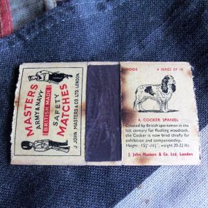 Masters Army & Navy Safety Match Cover Dog Series Cocker Spaniel 4 (BH1235)