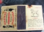 Masters Army & Navy Safety Match Cover Dog Series Poodle 8 (BH1239)