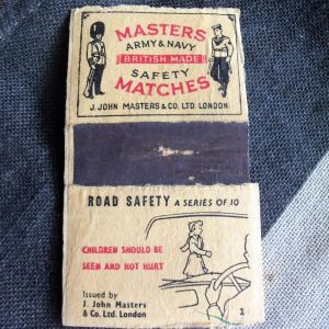 Masters Army & Navy Safety Match Cover Road Safety Series /2 (BH1225)