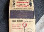 Masters Army & Navy Safety Match Cover Road Safety Series /8 (BH1231)