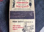 Masters Army & Navy Safety Match Cover Road Safety Series /9 (BH1232)