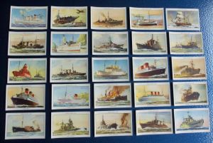 Mills, Famous British Ships, Series 2. Full Set 25 cards (BH149)