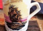 Mug Sailing Ship At Sunset (BH963)