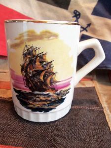 Mug Sailing Ship At Sunset (BH963)