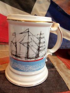 Mustache Stein American Ship In Full Sail (BH960)