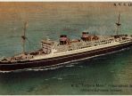 N.Y.K. Line M.S. Tatsuta Maru N.Y.K. Line Vintage Postcard (BH696)