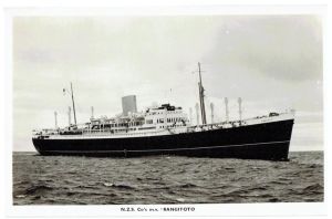 NZSCo M.V. Rangitoto Postcard (BH580)