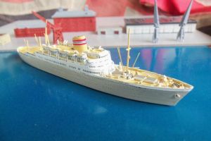 Norwegian America Line MV Oslofjord 1949 Model 1:1250 CMKR 81 (BH1113)