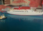 Ocean Liner TS Hamburg 1969 Model 1:1250 CMKR 6 (BH1117)