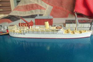 P&O SS Stratheden 1937 Model 1:1250 AL 90 (BH1135)