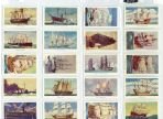 R & J Hill Set of 50 Famous Ships (glossy front) 1940 (BH1406)