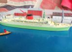 RMS Caronia Cunard Line 1949 Model 1:1250 CMKR 60 (BH1108)