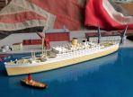 RMS Orion Orient Line 1/1200 Waterline Resin Model by Sanvan Gb (BH1160)