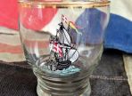 Retro Sailing Ship Large Shot Glass (BH1002)