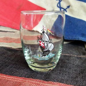 Retro Sailing Ship Shot Glass (BH2003)