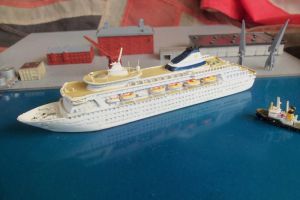 Royal Cruise Line, Crown Odyssey 1988 Model 1:1250 CMKR 117 (BH1119)