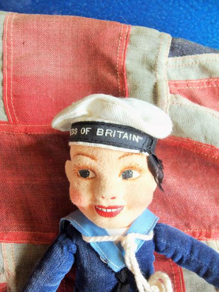 Purchase S.S. Empress Of Britain Early large Sailor Doll made by