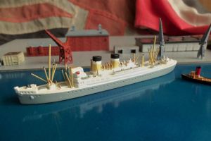 SS City of Benares 1936 1:1250 Waterline Hein Mueck (Degen) 210 Resin (BH1156)