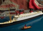 SS Liberte 1956 1:1250 Waterline Hein Mueck (Degen) 310 Resin (BH1154)