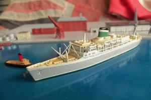 SS Santa Paula 1958 Model 1:1250 AL 75 (BH1128)