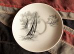 Sailboats Saucer (BH1051)